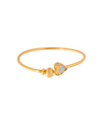 Jewels Nest Gold Plated Heart Design Bangles Set For Women – Elegant Festive Wear | Grocsy