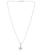 Jewels Nest Elegant Silver-Tone Butterfly Pendant Chain for Women & Girls | Grocsy
