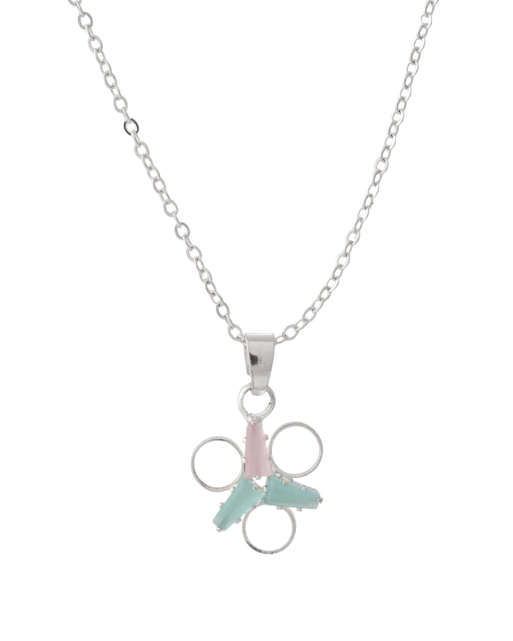 Jewels Nest Elegant Silver-Tone Butterfly Pendant Chain for Women & Girls | Grocsy
