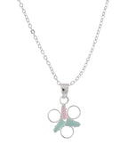 Jewels Nest Elegant Silver-Tone Butterfly Pendant Chain for Women & Girls | Grocsy