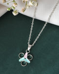 Jewels Nest Elegant Silver-Tone Butterfly Pendant Chain for Women & Girls | Grocsy