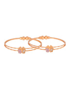 Jewels Nest Gold Plated Butterfly Design Bangles Set For Women – Elegant Festive Jewellery | Grocsy