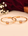 Jewels Nest Gold Plated Butterfly Design Bangles Set For Women – Elegant Festive Jewellery | Grocsy