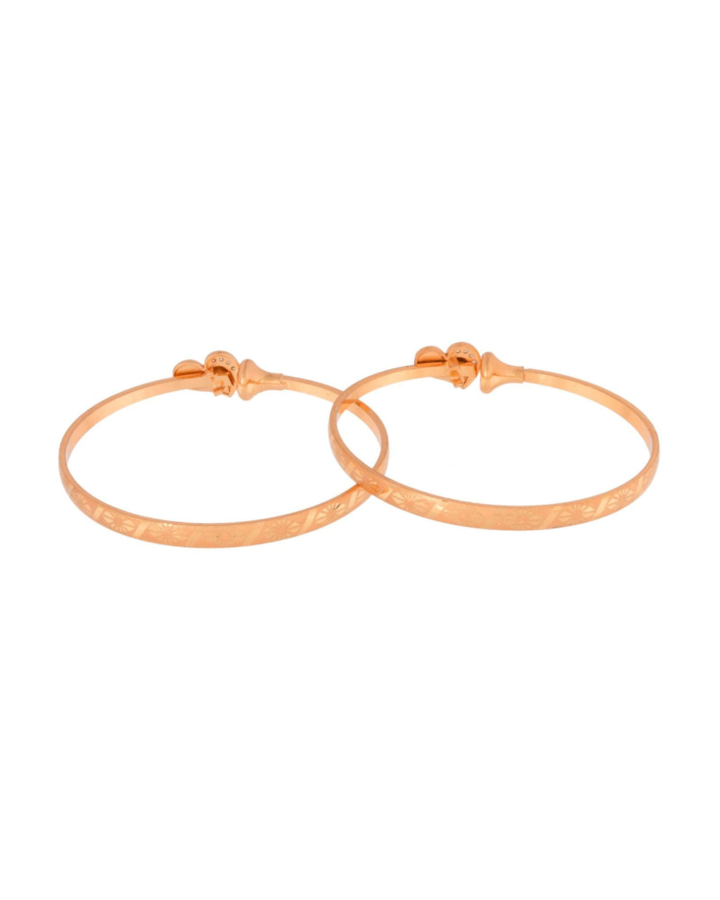 Jewels Nest Gold Plated Heart Design Bangles Set For Women – Elegant Party & Festive Wear | Grocsy