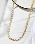 Jewels Nest Elegant Gold-Polished Pearl Chain for Women & Girls – Traditional Jewelry | Grocsy