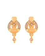 Jewels Nest Gold-Plated Heart Motif Pendant Necklace Set With Matching Earrings For Women | Grocsy