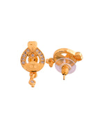 Jewels Nest Gold-Plated Heart Motif Pendant Necklace Set With Matching Earrings For Women | Grocsy