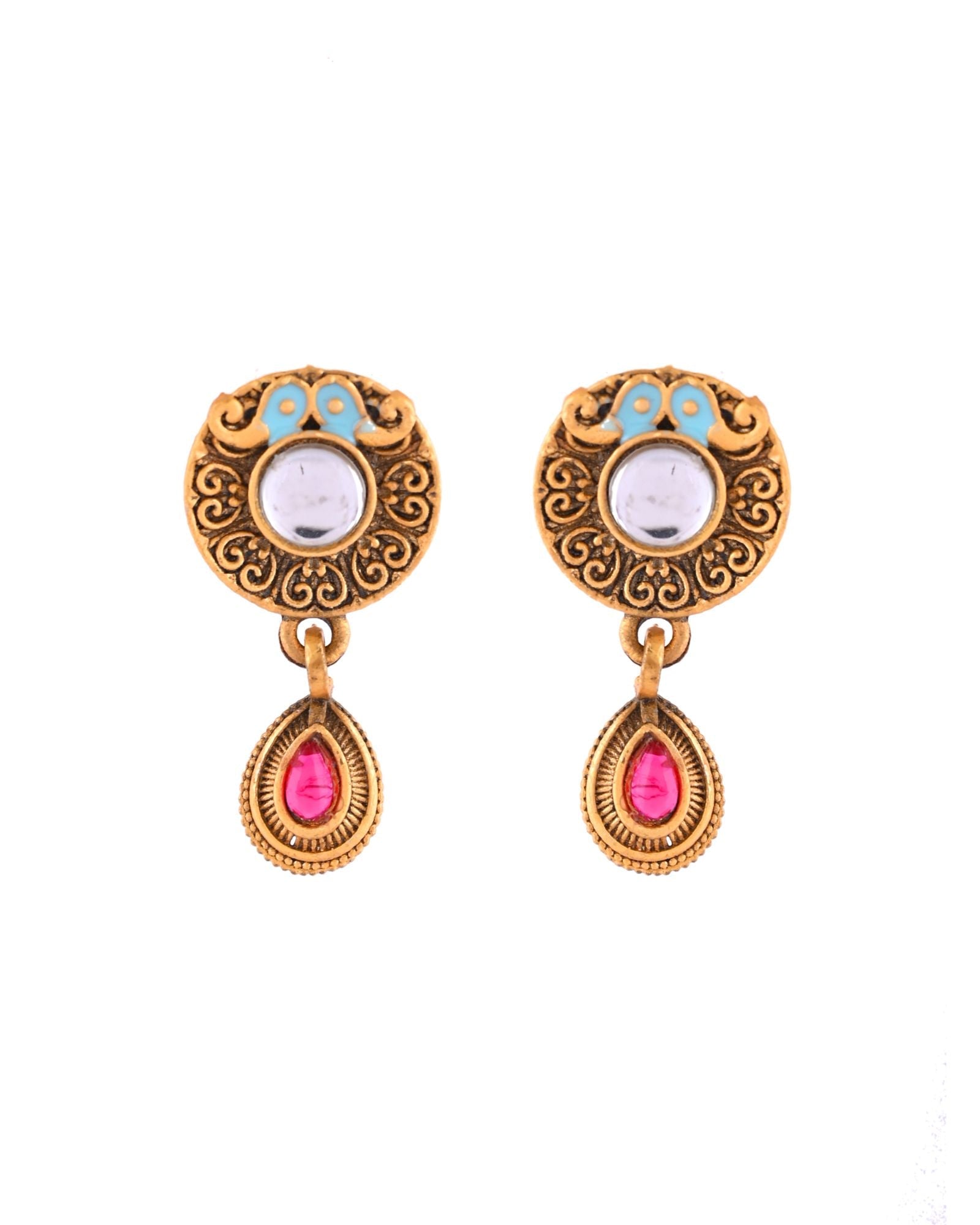 Jewels Nest Traditional Gold-Plated Kundan Mangalsutra Set For Women | Grocsy