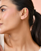 Jewels Nest Gold-Tone Seahorse Ear Cuff Earrings For Women | Grocsy