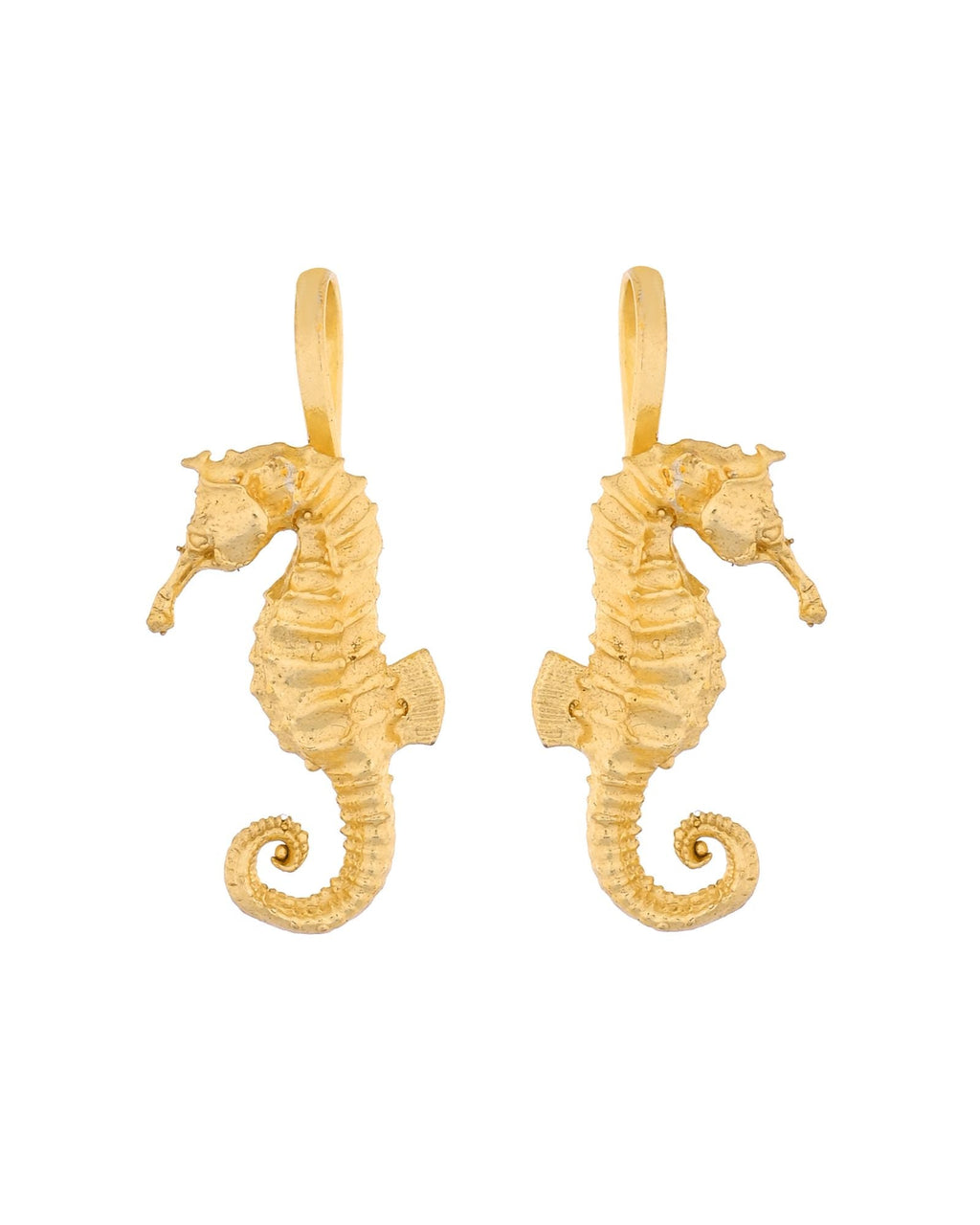 Jewels Nest Gold-Tone Seahorse Ear Cuff Earrings For Women | Grocsy
