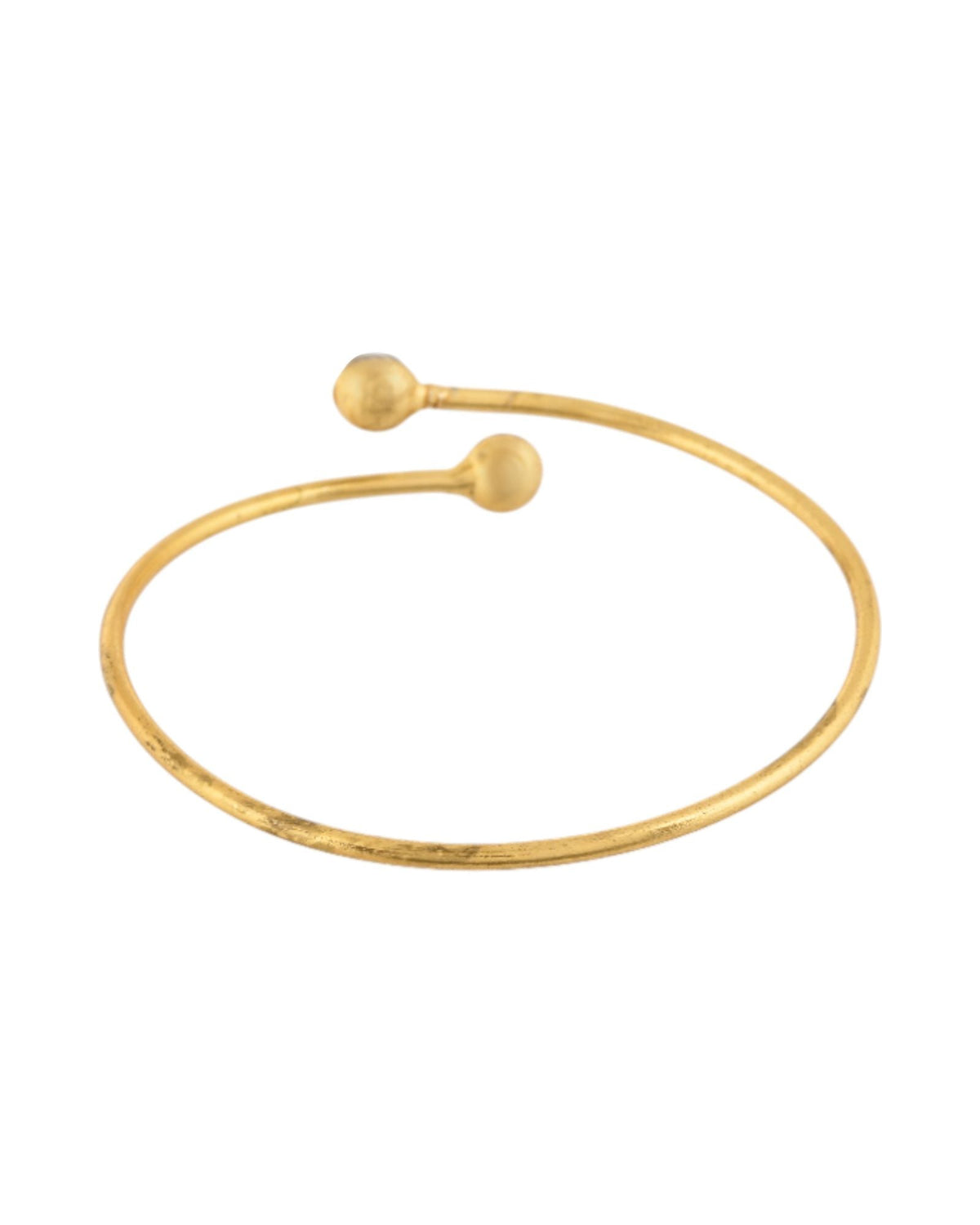 Jewels Nest Gold-Tone Evil Eye Adjustable Open Kada Bracelet For Women | Grocsy