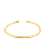 Jewels Nest Gold-Tone Textured Open Cuff Bangles Set For Women (Set Of 6) | Grocsy