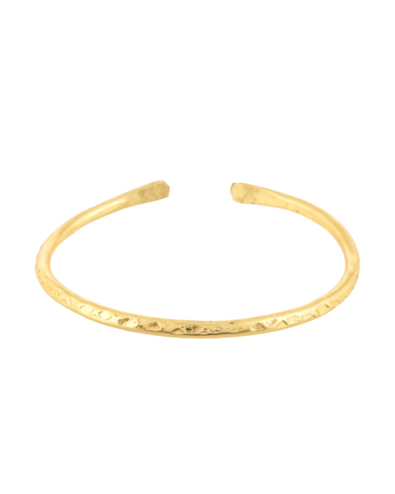 Jewels Nest Gold-Tone Textured Open Cuff Bangles Set For Women (Set Of 6) | Grocsy