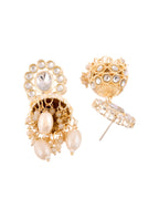 Jewels Nest Gold-Tone Kundan Choker Necklace Set With Pearl Drops & Maang Tikka | Grocsy