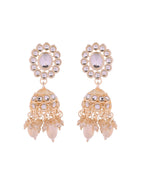 Jewels Nest Gold-Tone Kundan Choker Necklace Set With Pearl Drops & Maang Tikka | Grocsy