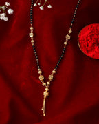 Jewels Nest Traditional Gold-Polished Double-Strand Mangal Sutra | Grocsy