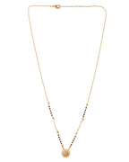 Jewels Nest Floral Bloom Gold-Polished Mangal Sutra | Grocsy