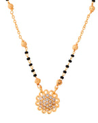 Jewels Nest Floral Bloom Gold-Polished Mangal Sutra | Grocsy