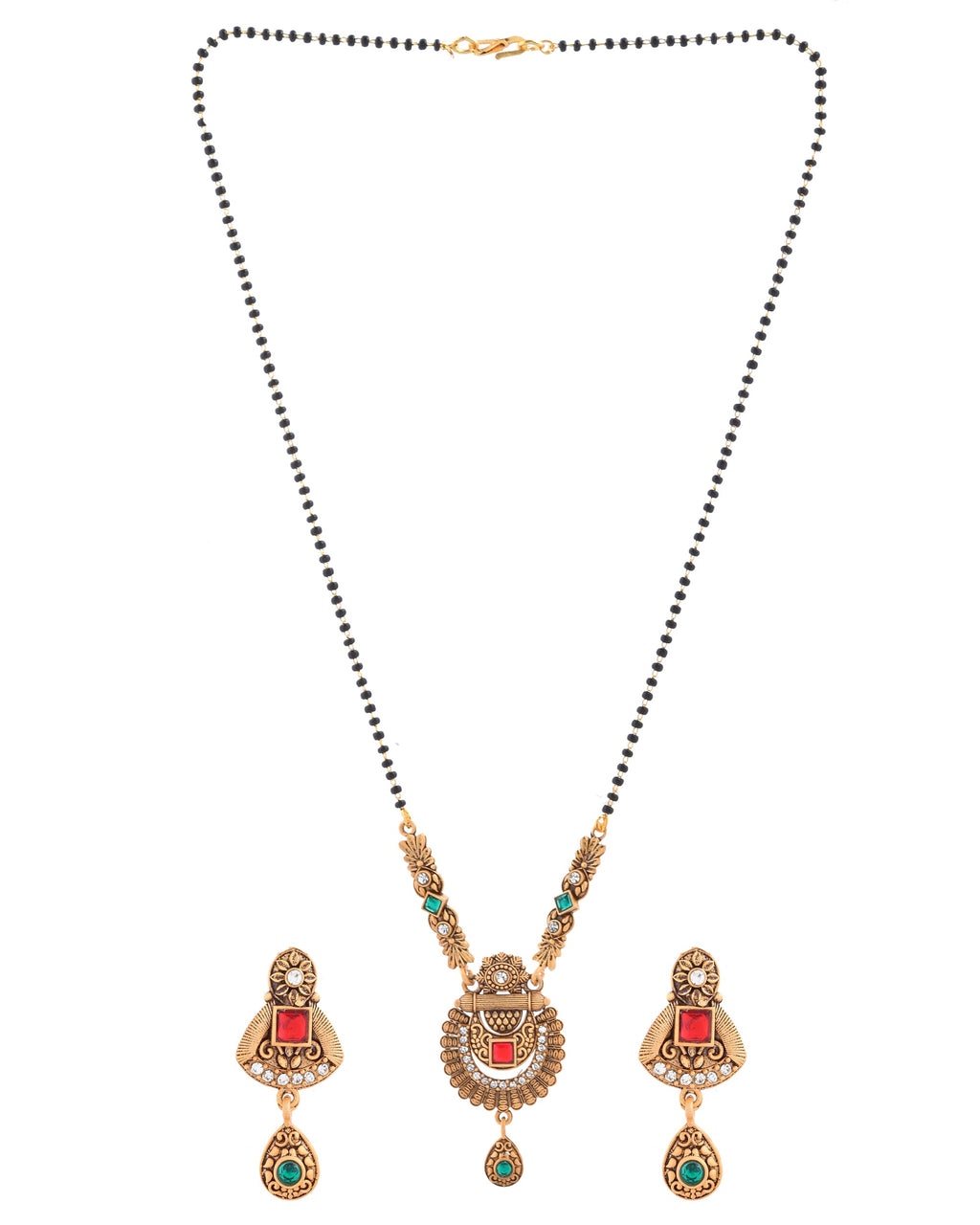 Jewels Nest Royal Heritage Antique Mangal Sutra | Grocsy