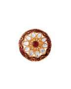 Jewels Nest Traditional Kundan Gold-Polished Rings | Grocsy