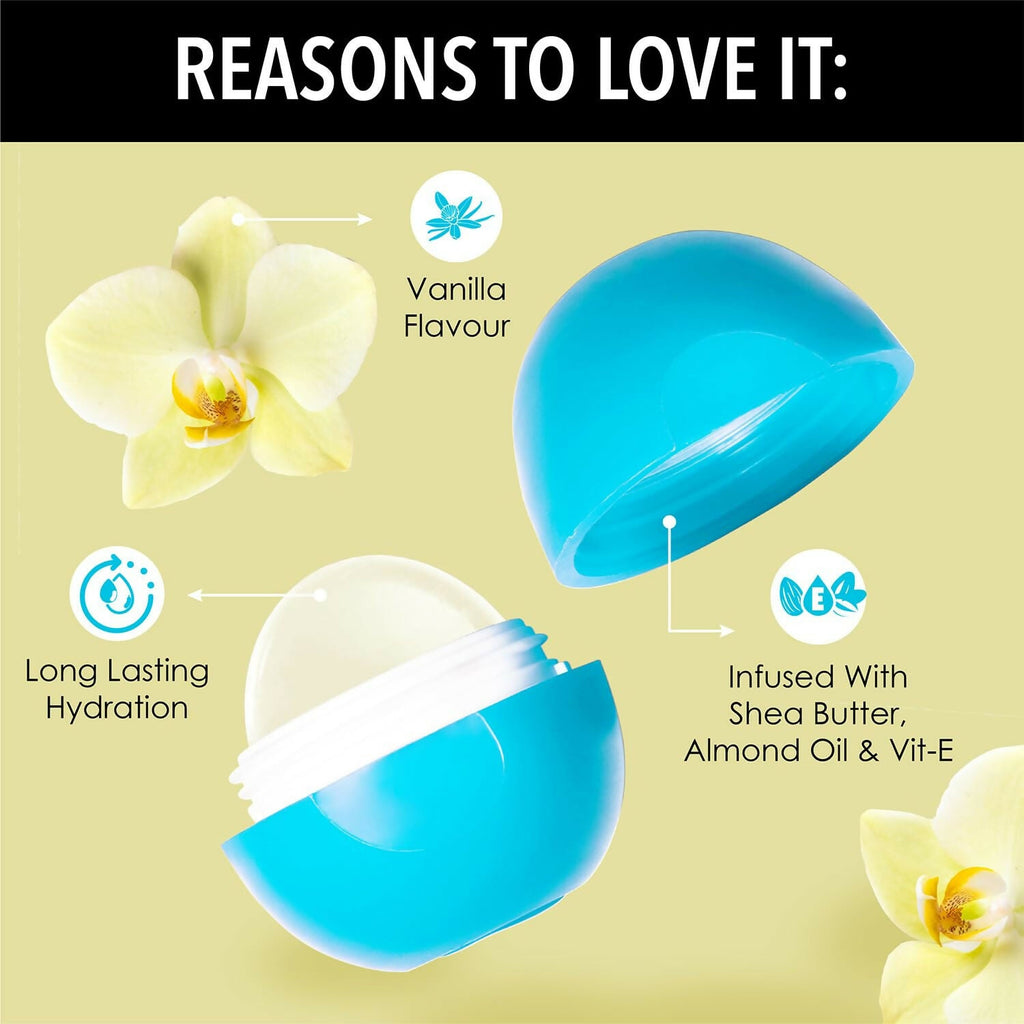Blue Heaven Tinted Lip Balm Vanilla infused with Shea Butter, Almond oil and Vitamin E | Grocsy
