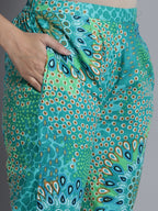 Jainish Women's WoGreen Printed Shirt and Trouser Co-ords Set | Grocsy
