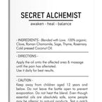 Secret Alchemist Relief Joint Pain Oil | Grocsy