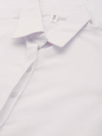 Jainish Women's White Solid Shirt Style Top | Grocsy