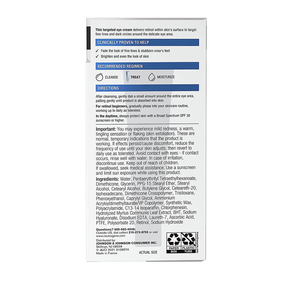 Neutrogena Rapid Wrinkle Repair Eye Cream | Grocsy