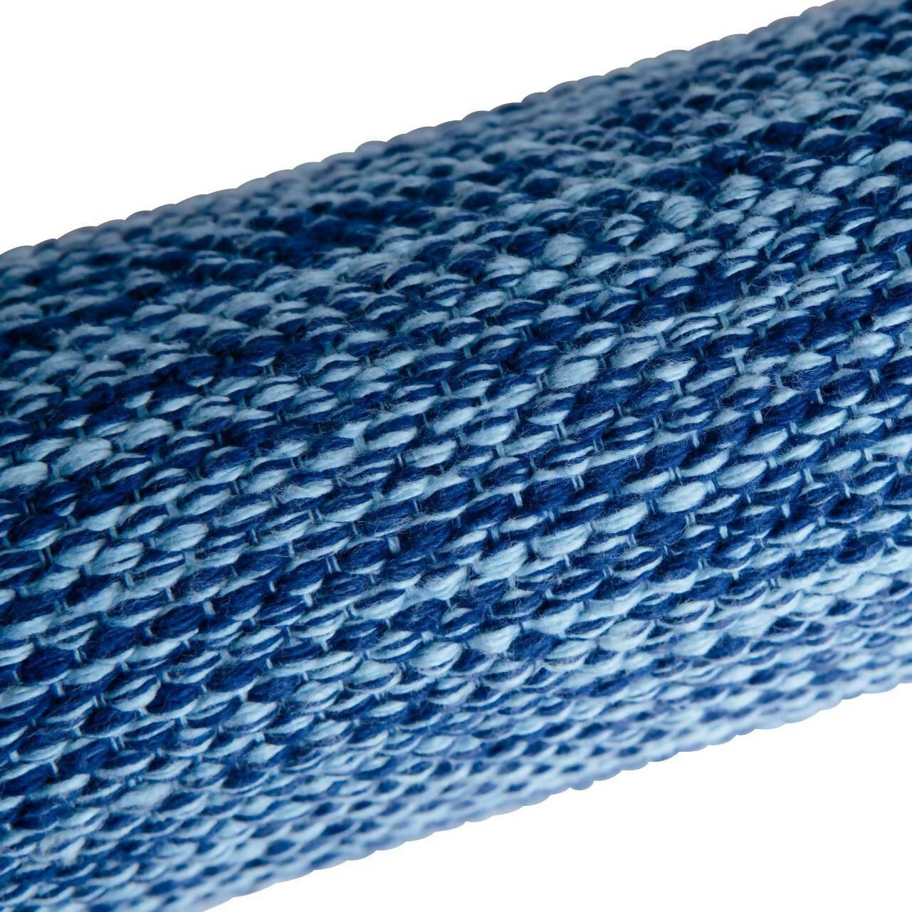 Karpasa London Handmade Yoga Mat Blue Organic Cotton | Grocsy
