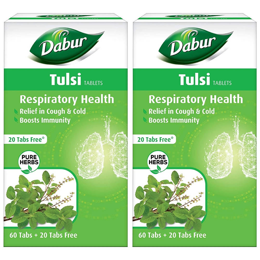 Dabur Tulsi Tablets Respiratory Health | Grocsy