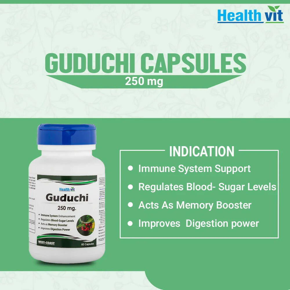 Healthvit Guduchi Capsules | Grocsy