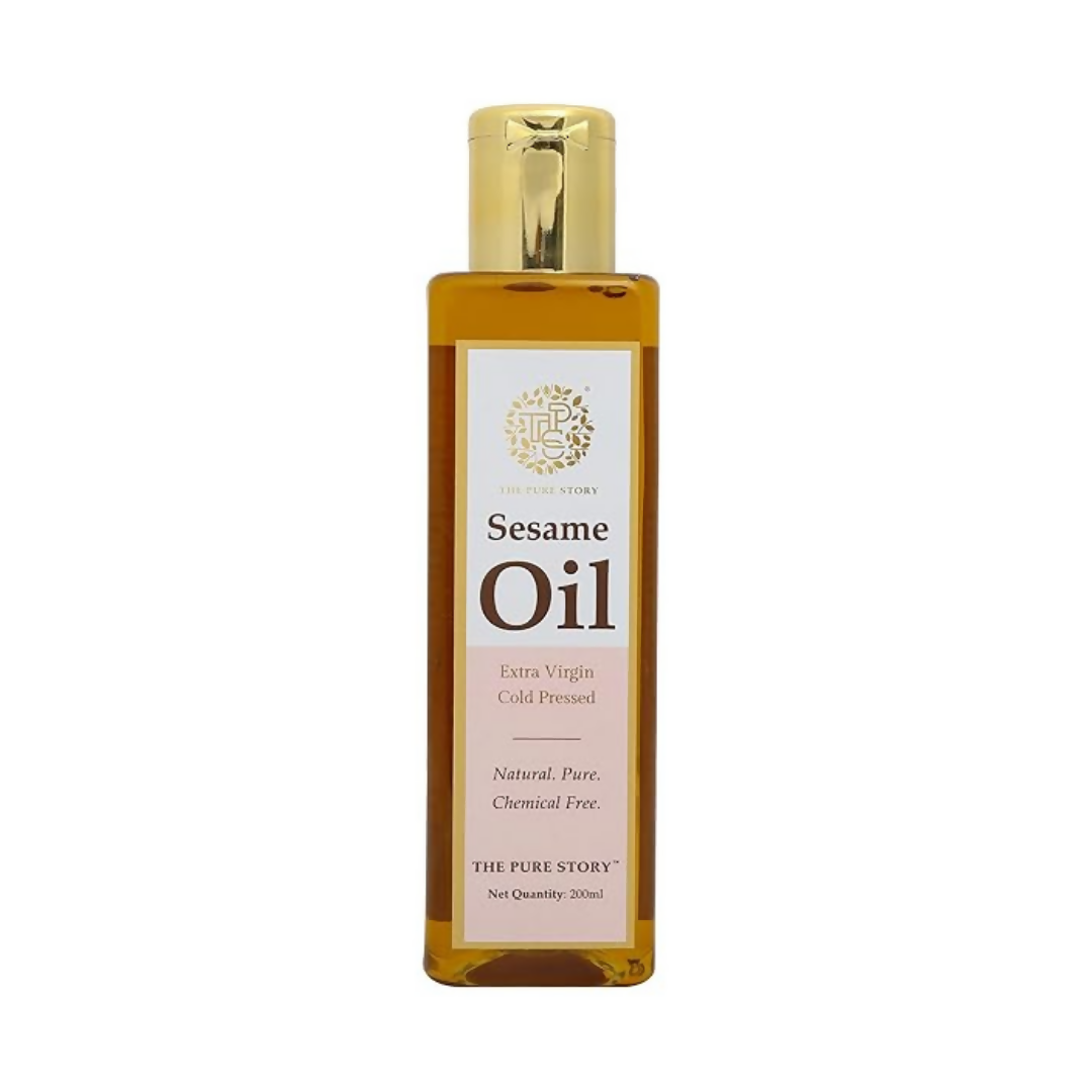 The Pure Story Natural Cold Pressed Oil for Hair & Skin with Seasame | Grocsy