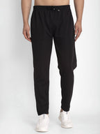 Jainish Men's Black Solid Track Pants ( JOG 014Black ) | Grocsy