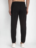 Jainish Men's Black Solid Track Pants ( JOG 014Black ) | Grocsy