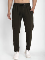 Jainish Men's Olive Solid Track Pants ( JOG 014Olive ) | Grocsy