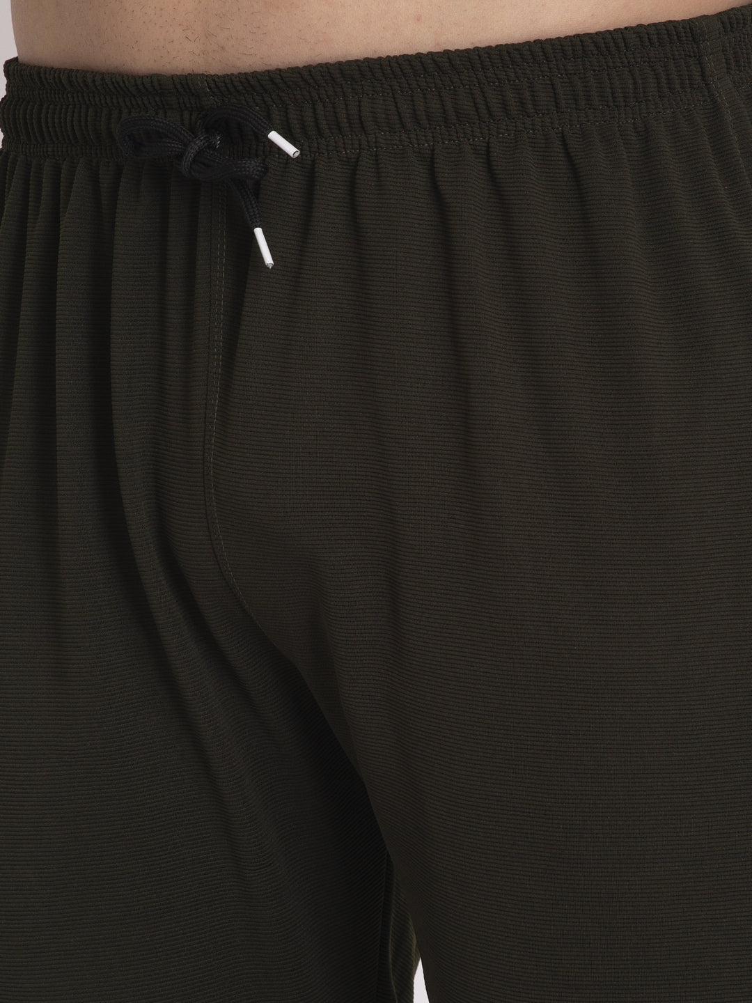 Jainish Men's Olive Solid Track Pants ( JOG 014Olive ) | Grocsy
