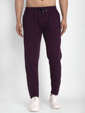 Jainish Men's Purple Solid Track Pants ( JOG 014Purple ) | Grocsy