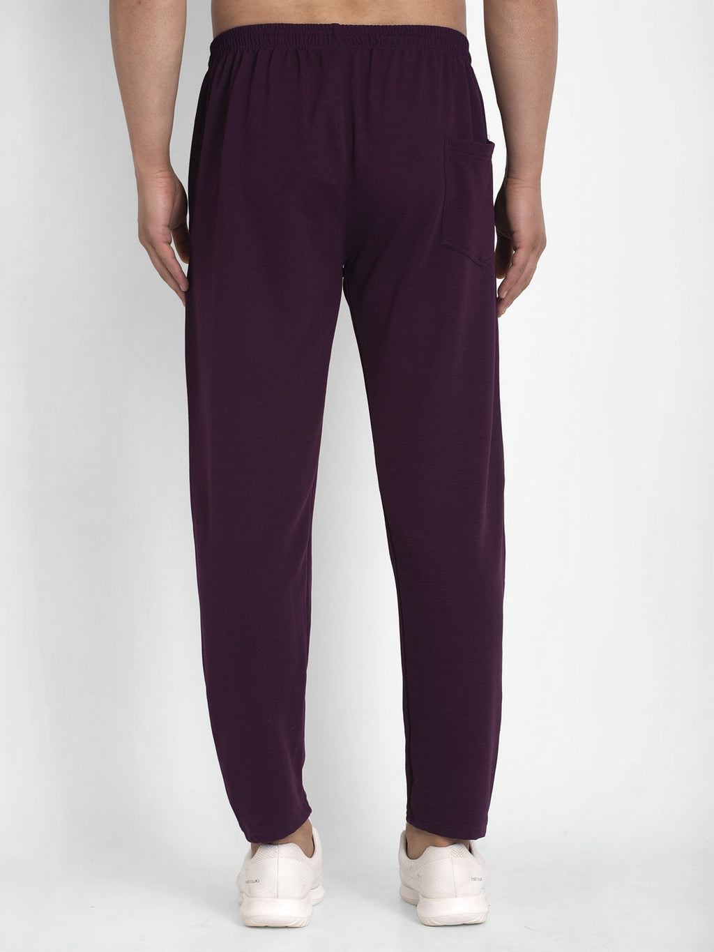 Jainish Men's Purple Solid Track Pants ( JOG 014Purple ) | Grocsy
