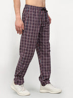 Jainish Men's Multicolor Cotton Checked Track Pants ( JOG 019Multi ) | Grocsy