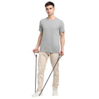 Jainish Men's Beige Cotton Striped Track Pants ( JOG 020Cream ) | Grocsy