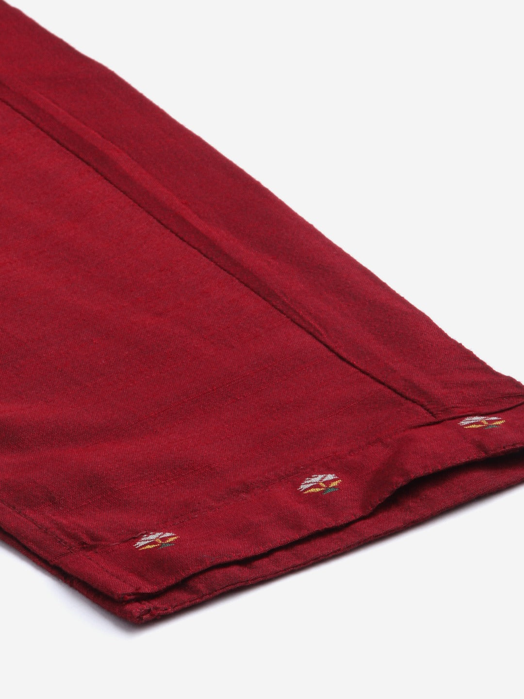 Jompers Women Maroon Regular Kurta with Trousers & With Dupatta (Maroon) | Grocsy