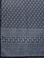 Jompers Women Off-White & Navy Blue Solid Kurta with Trousers & Dupatta | Grocsy