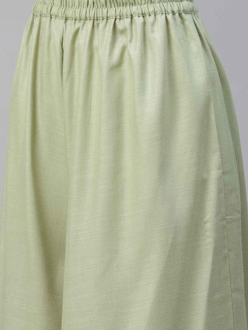 Jompers Women's Lime Green & Pink Floral Embroidered Kurta with Palazzos & Dupatta | Grocsy