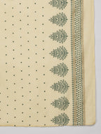 Jompers Women Green & Golden Printed Kurta with Palazzos & Dupatta | Grocsy