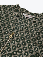 Jompers Women's Green Embroidered Kurta with Sharara | Grocsy