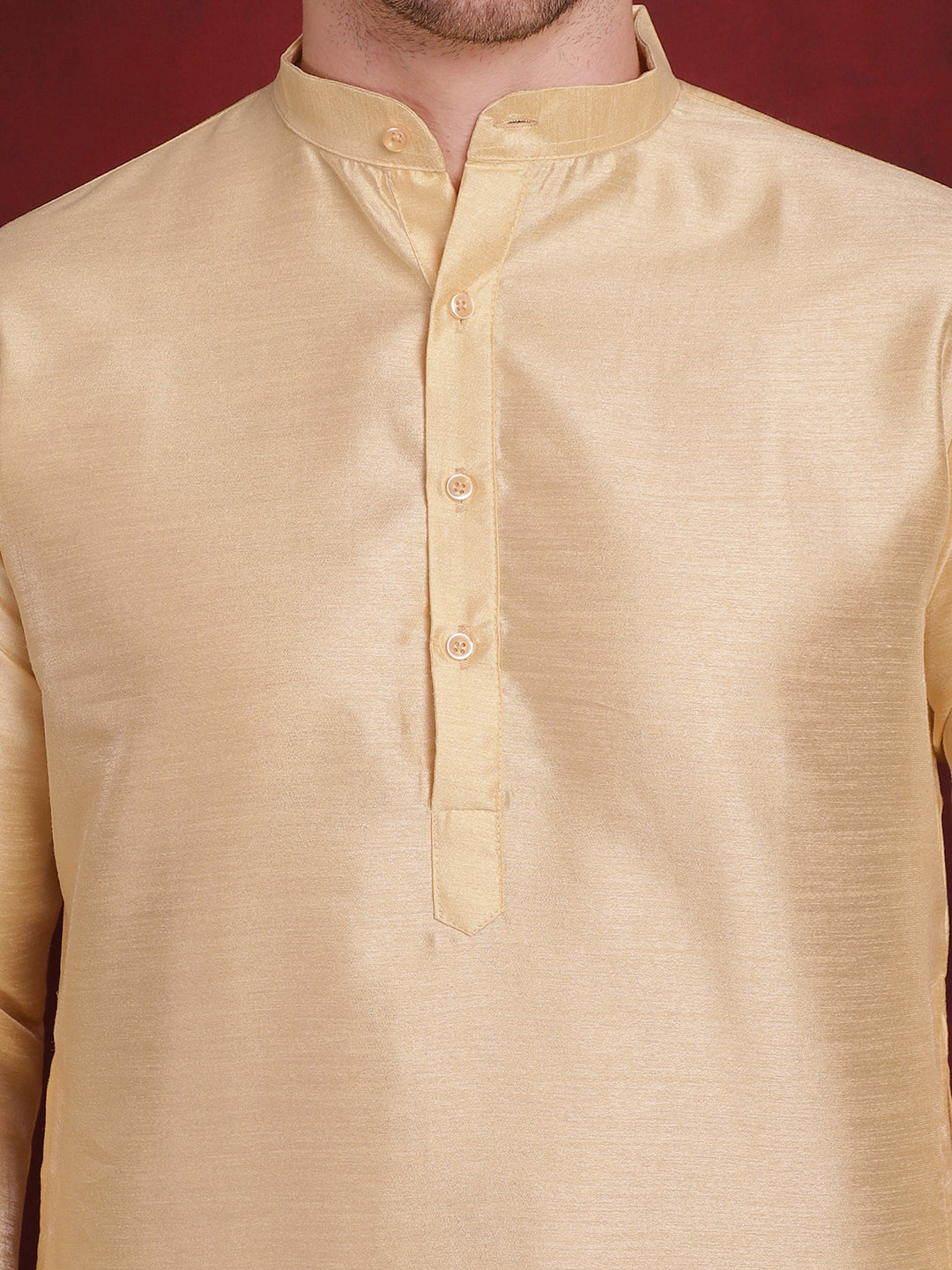 Jompers Men's White Woven Design Nehru Jacket With Kurta Pyjama Set | Grocsy