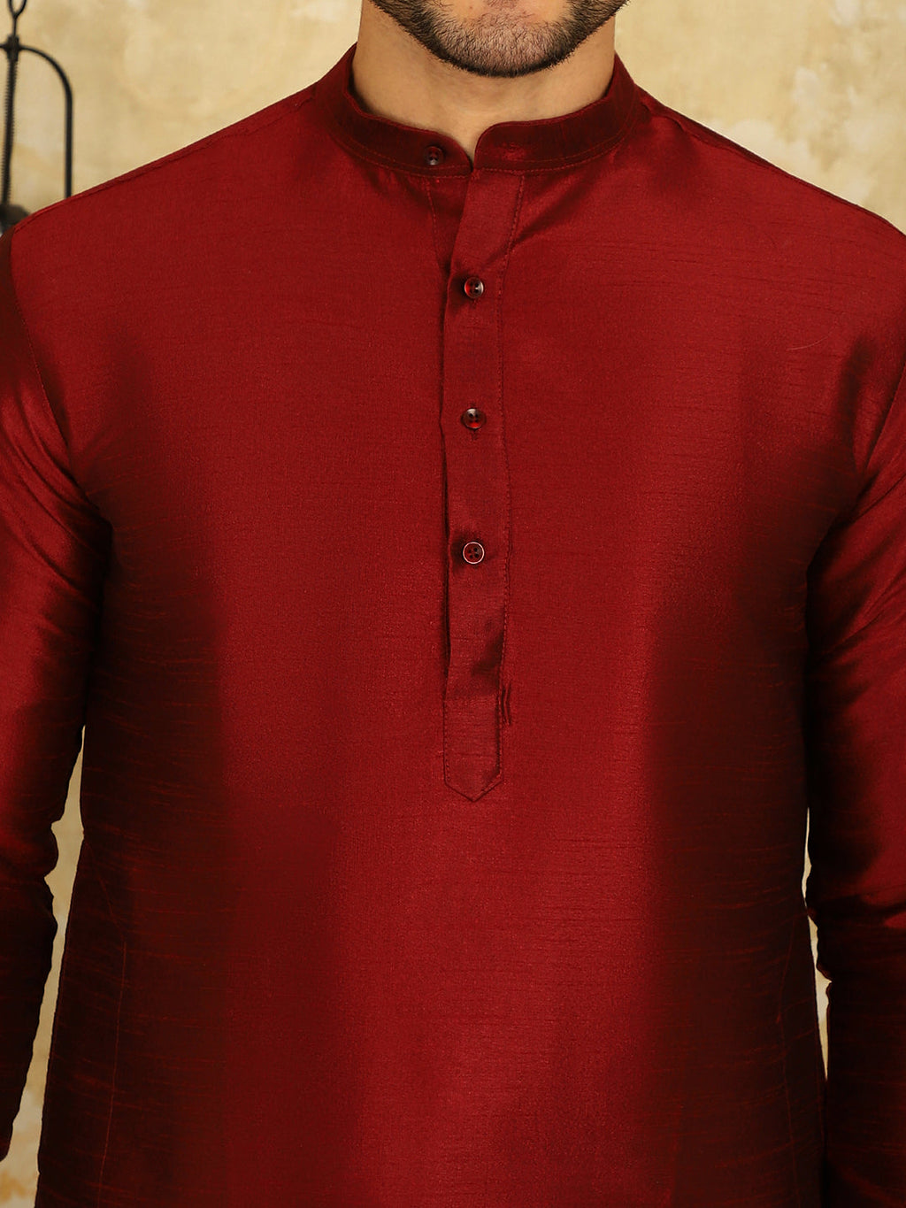 Jompers Men's Blue Woven Design Nehru Jacket With Kurta Pyjama Set | Grocsy