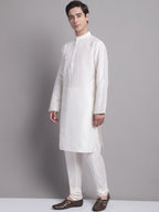 Jompers Men's Olive Green Sequins and Embroidred Nehru Jacket With Solid Kurta Pyjama | Grocsy