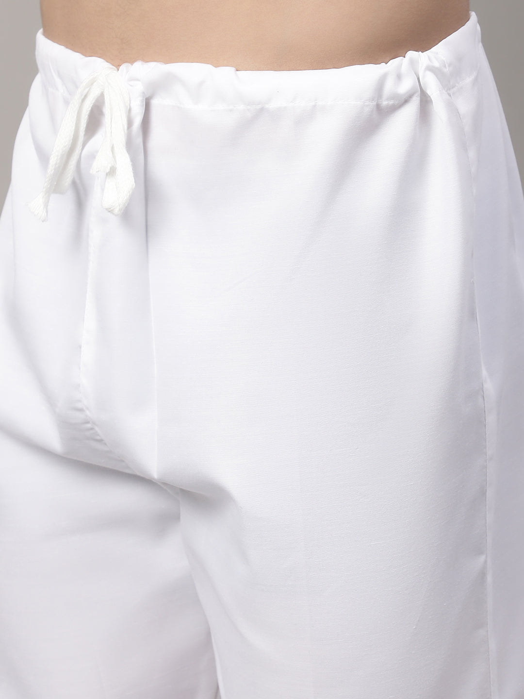 Jompers Men's Off White Embroidered Kurta Pyjama With Lime Printed Nehru Jacket | Grocsy